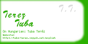terez tuba business card